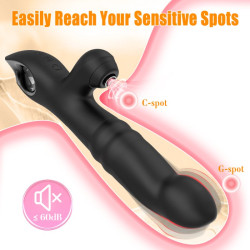 MyPlayToys Vibro Rabbit Vibections 14 x 3.5cm Noir